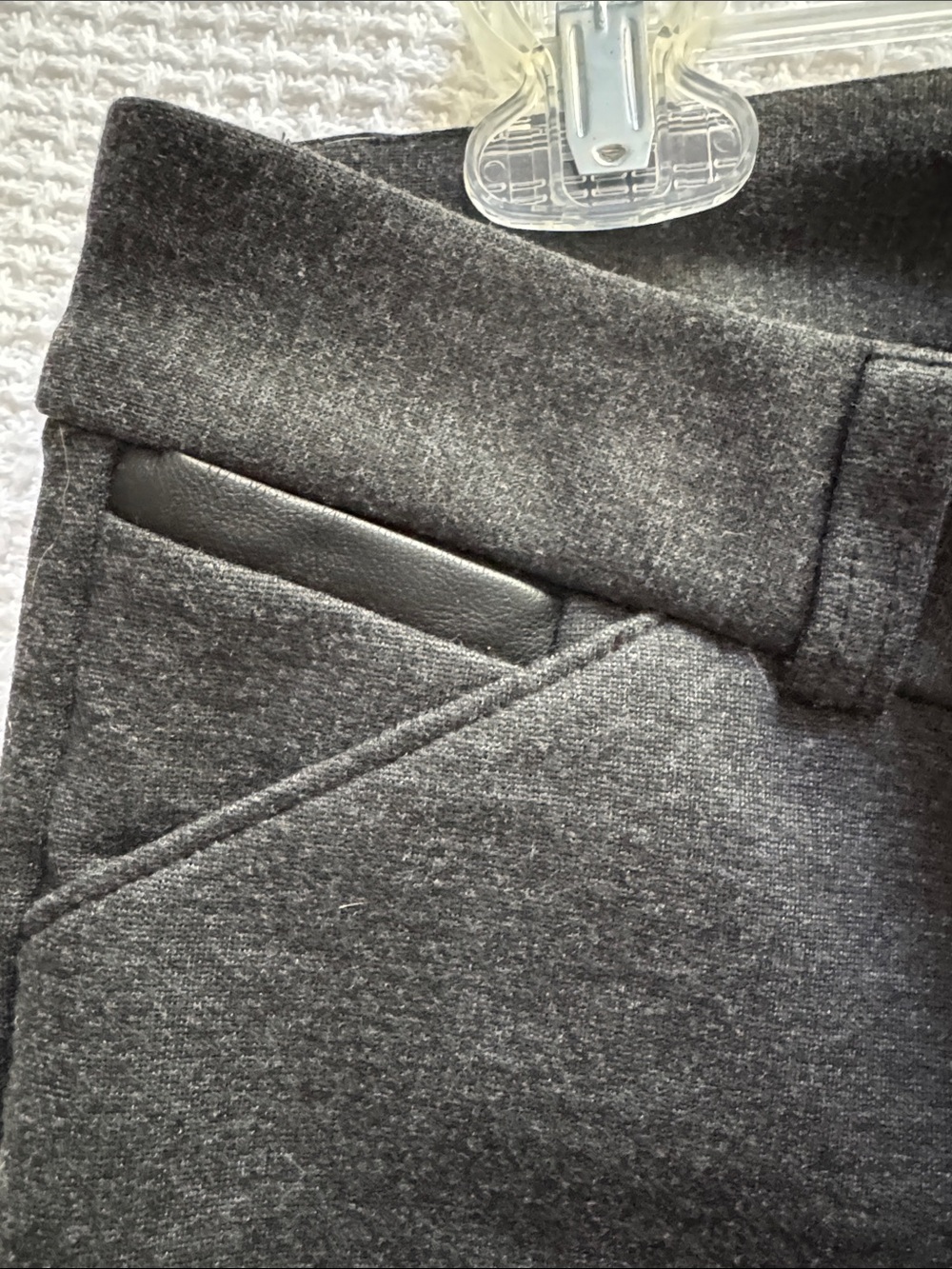 Alfani Dark Gray Women's Dress Pants - Picture 3 of 3